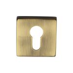 Heritage Brass - Euro Profile Cylinder Escutcheon Square - SQ5004