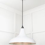 Smooth Nickel Frankley Pendant in Flock