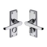 Heritage Brass - Victoria Short Door Handle on Plate