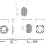 Anvil Beehive Centre Door Knob