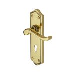 Heritage Brass - Buckingham Door Handle on Plate