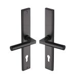 Heritage Brass - Bauhaus LH Door Handle on Plate
