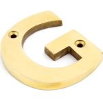 From the Anvil Polished Brass Letter