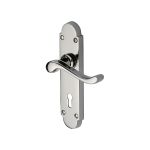 Heritage Brass - Savoy Door Handle on Plate