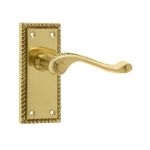 Jedo Georgian Suite Lever on Back Plate