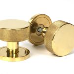 Anvil Brompton Mortice/Rim Knob Set (Plain)