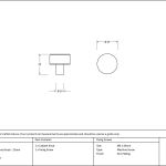 Anvil Kelso Cabinet Knob