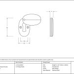 From The Anvil Oval Escutcheon & Cover