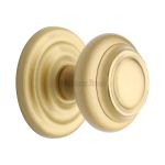 Heritage Brass - Stepped Round Centre Door Knob