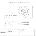 Anvil Monkeytail Curtain Finial (pair)