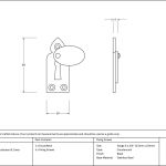 Anvil Gothic Escutcheon & Cover
