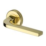 Heritage Brass - Bellagio Door Handle on Round Rose