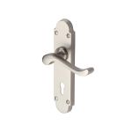 Heritage Brass - Savoy Door Handle on Plate