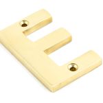 From the Anvil Polished Brass Letter
