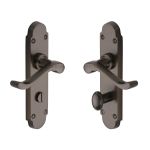 Heritage Brass - Savoy Door Handle on Plate