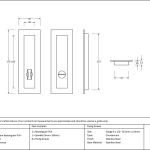 From The Anvil Plain Privacy Rectangular Pull Set