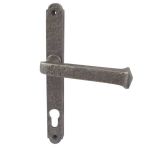 Antique Narrow Plate locksets 92mm Centres