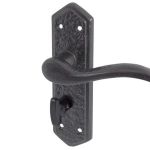 Antique Wentworth Suite Lever on Back Plate