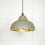 Smooth Brass Harborne Pendant in Tump
