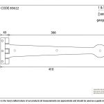 Textured  Cast T Hinge (pair)