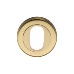 Heritage Brass - Oval Profile Cylinder Escutcheon Round - V4010