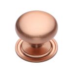 Heritage Brass - Victorian Round Cabinet Knob with Base