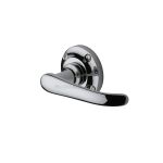 Heritage Brass - Windsor Door Handle on Round Rose