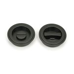 Anvil Art Deco Round Pull - Privacy Set