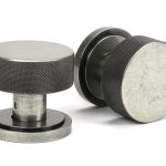 Anvil Brompton Mortice/Rim Knob Set (Art Deco)