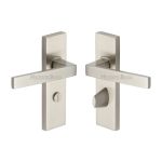 Heritage Brass - Delta Door Handle on Plate