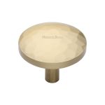 Heritage Brass - Round Hammered Cabinet Knob