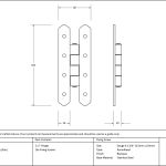 Anvil H Hinge (pair)
