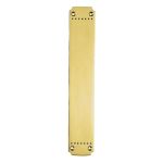 Polished Brass Laurin Finger Plate 370mm x 64mm