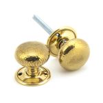 Anvil Hammered Mushroom Mortice/Rim Knob Set