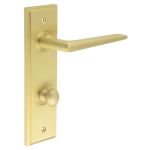 Burlington Mayfair Door Handles On Back Plate with Turn & Release