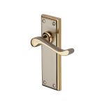 Heritage Brass - Edwardian Door Handle on Plate