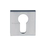 Heritage Brass - Euro Profile Cylinder Escutcheon Square - SQ5004