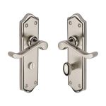 Heritage Brass - Buckingham Door Handle on Plate