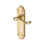 Heritage Brass - Meridian Door Handle on Plate