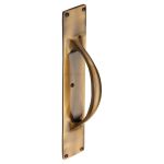 Heritage Brass - Door Pull Handle on Plate