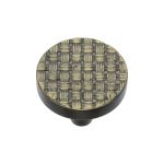 Heritage Brass - Round Weave Cabinet Knob
