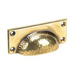 Anvil Hammered Art Deco Drawer Pull