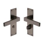 Heritage Brass - Metro Door Handle on Plate