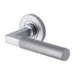 Heritage Brass - Signac Door Handle on Round Rose