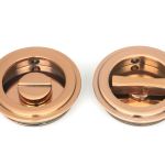 Anvil Art Deco Round Pull - Privacy Set