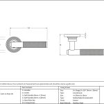 Anvil Brompton Lever on Rose Set (Beehive)