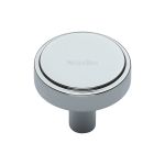 Heritage Brass - Stepped Disc Cabinet Knob