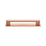 Heritage Brass - Metro Cabinet Pull Handle with Plate