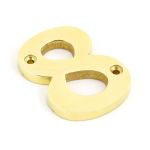 From The Anvil Polished Brass Numeral