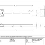 Anvil Cast Cabin Hook